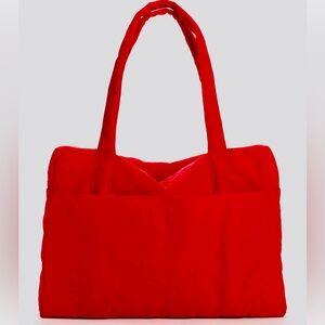 NWT BAGGU Cloud Carry-on | Candy Apple Red | Limited Edition